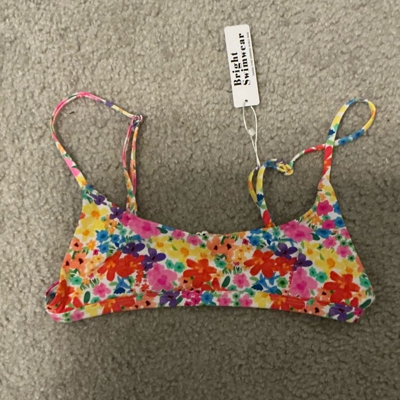 Bright Swimwear Floral Bikini Top - Picture 1 of 4